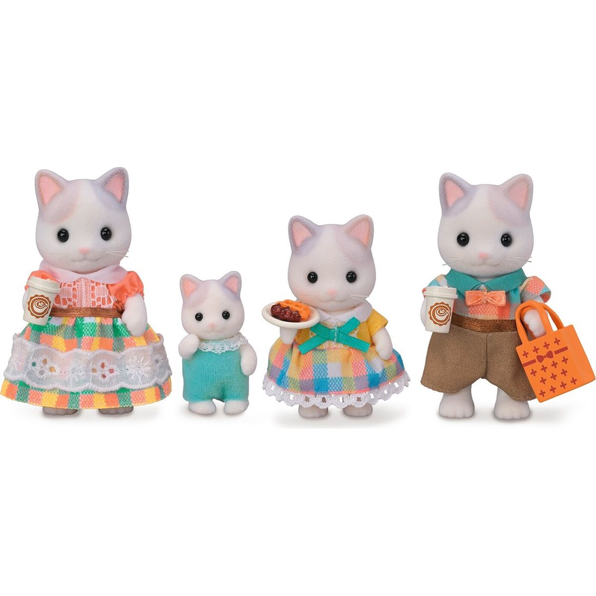 Sylvanian Families Figurer - Latte Kattefamilie - 5738