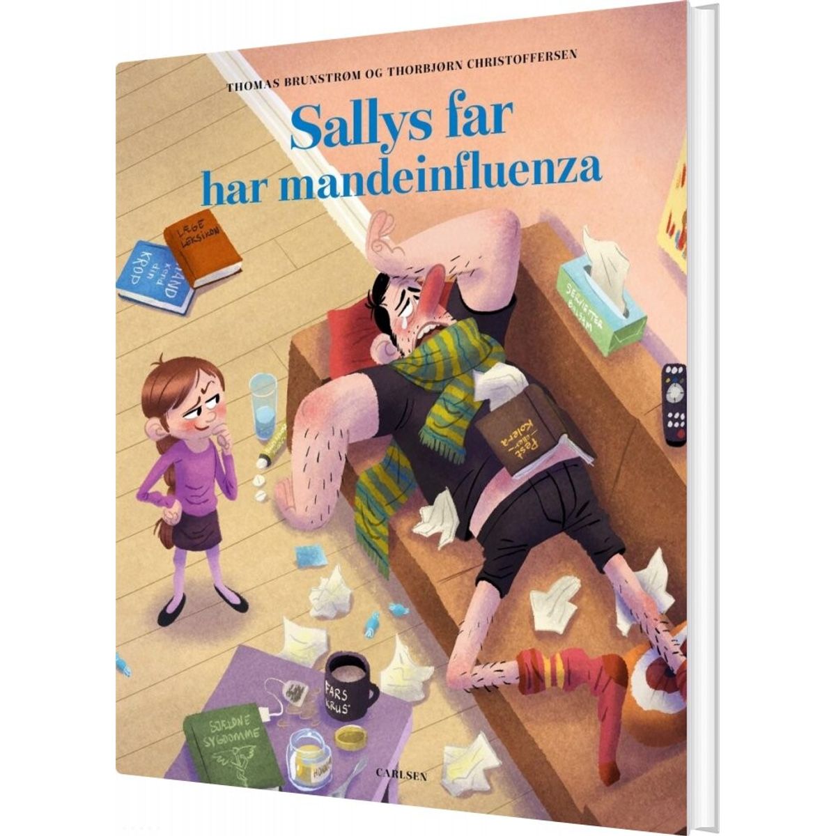 Sallys Far Har Mandeinfluenza - Thorbjørn Christoffersen - Bog