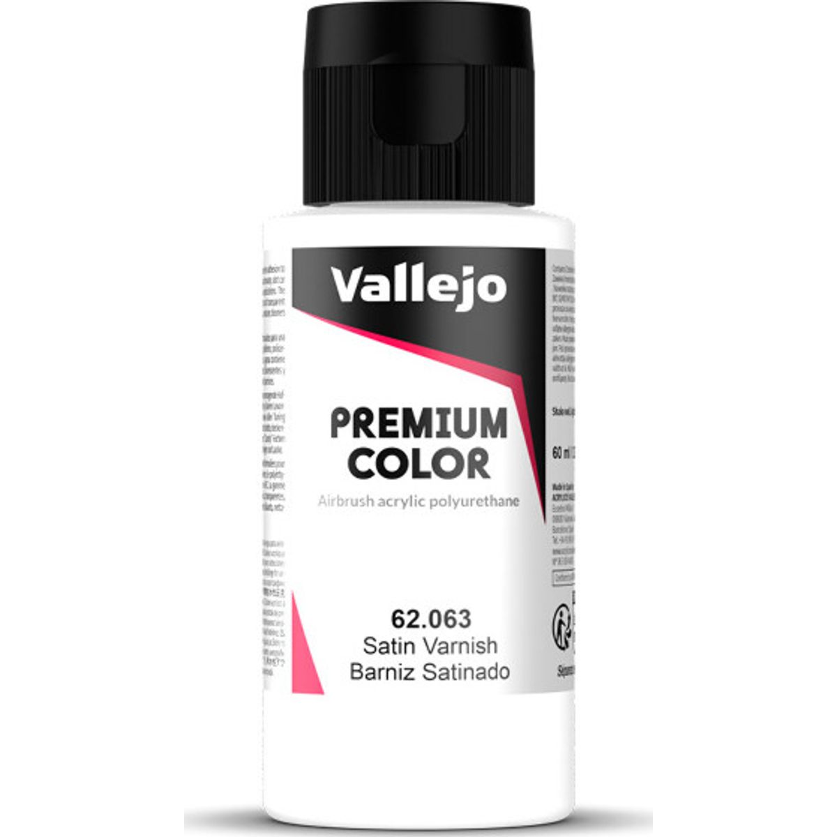 Vallejo - Premium Airbrush Satin Varnish 60 Ml - Satin Lak