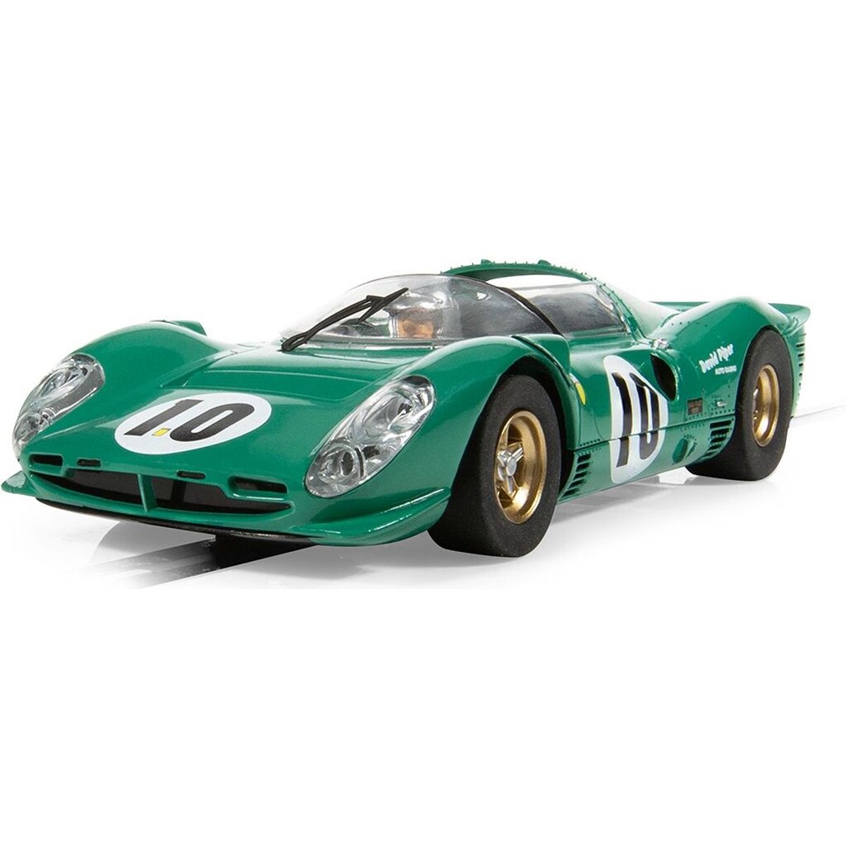 Scalextric - 330 P4 Green Bil - David Piper - 1:32 - C4491