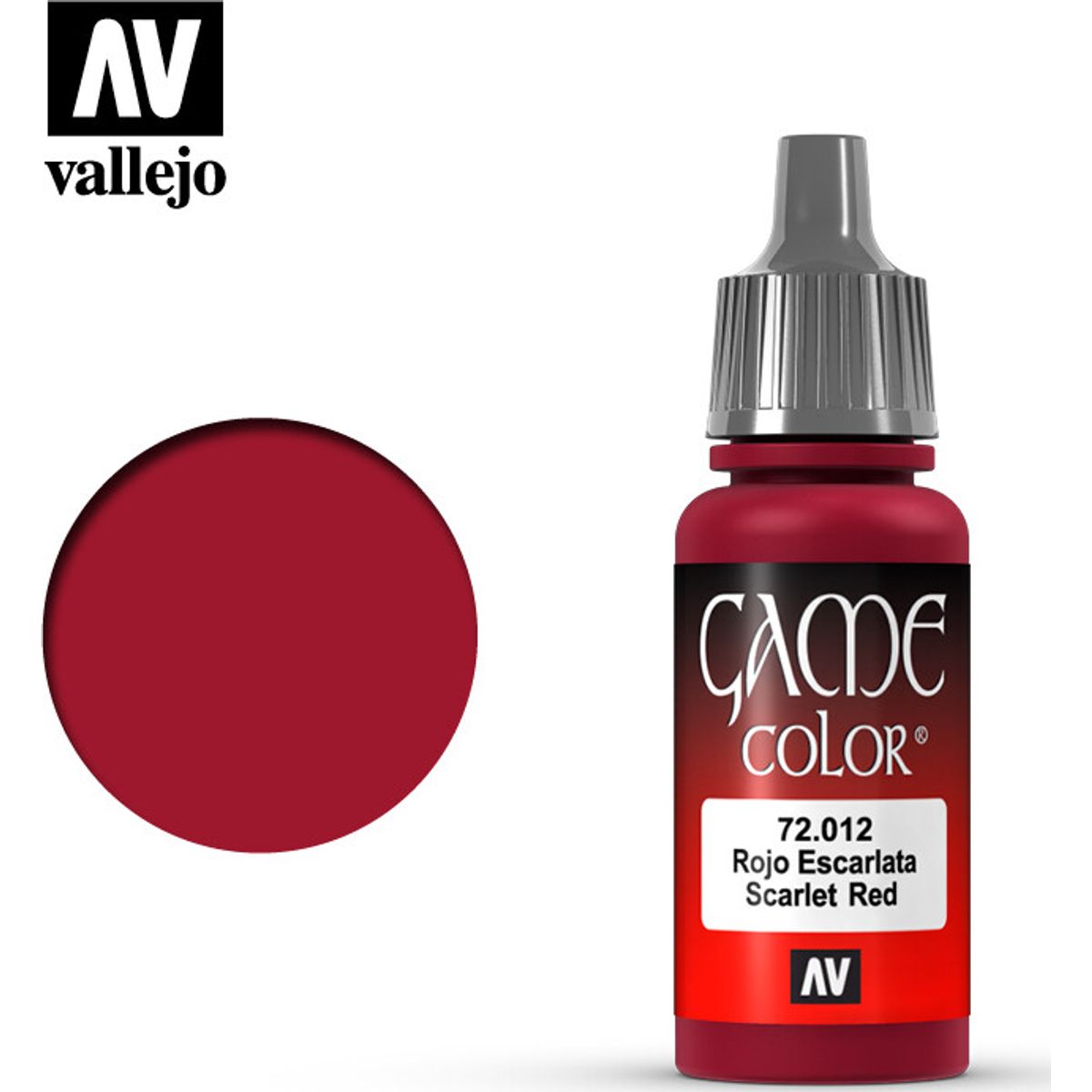 Vallejo - Game Color - Scarlett Red Mat - 18 Ml - 72012