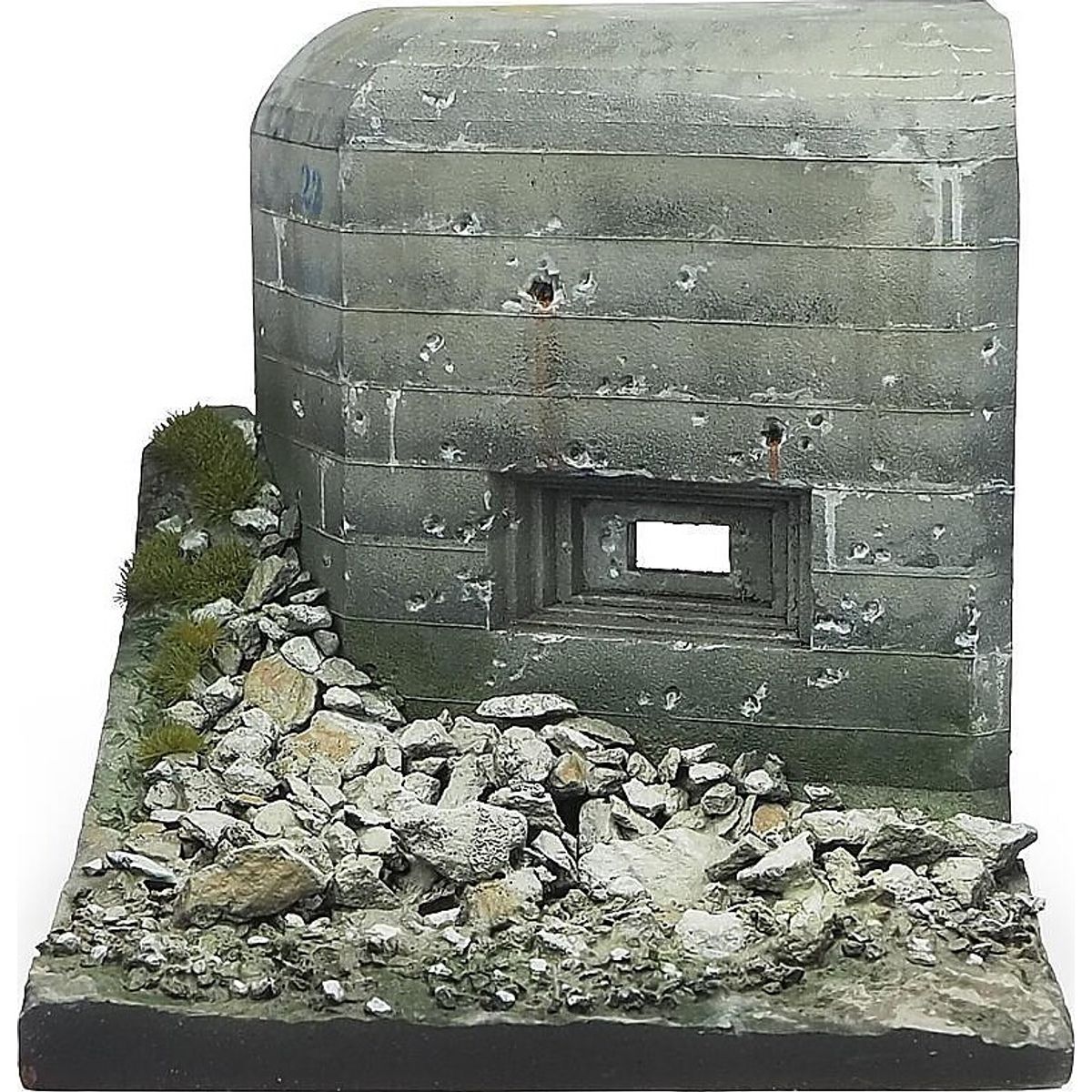 Vallejo Scenics - Wwii Bunker - Sc012 - 8x8 Cm