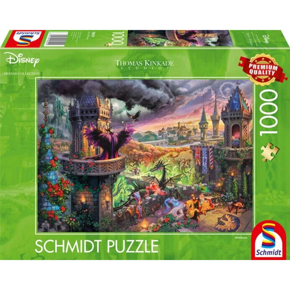 Disney Puslespil - Thomas Kinkade - Maleficent - 1000 Brikker - Schmidt