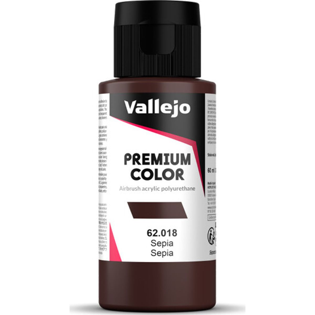 Vallejo - Premium Airbrush Maling - Sepia 60 Ml