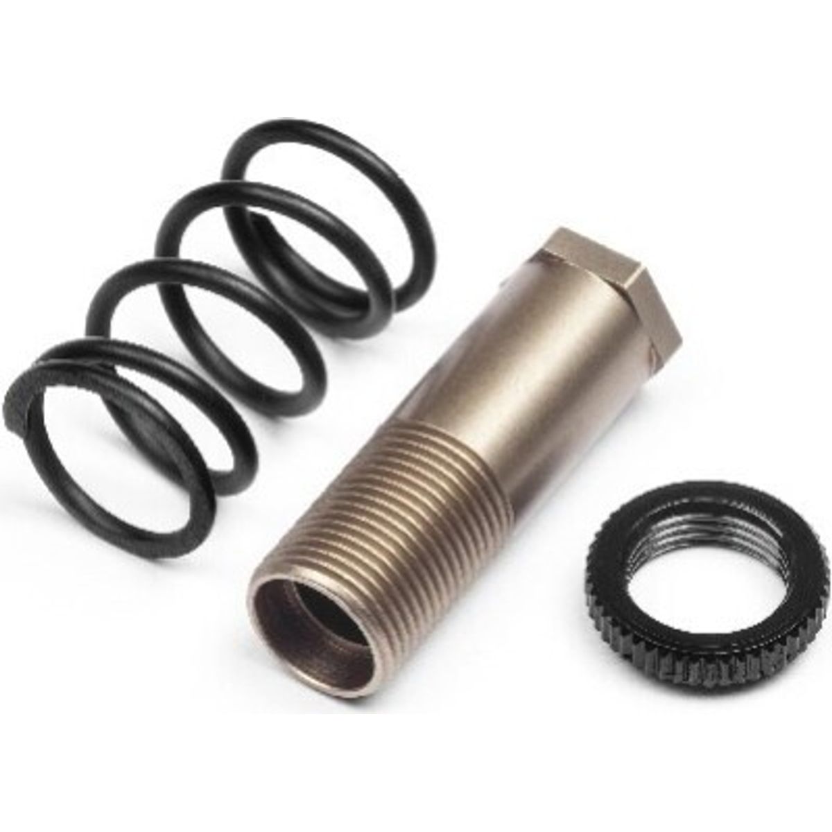 Servo Saver Threaded Shaft/ Spring / Spring Seat - Mv29048 - Maverick Rc