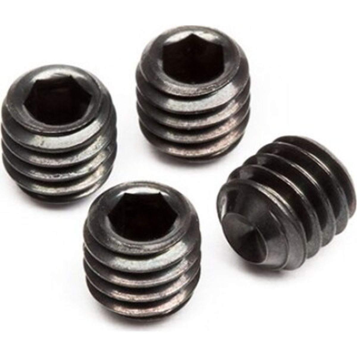 Set Screw M4x4mm (4pcs) - Hpz721 - Hpi Racing