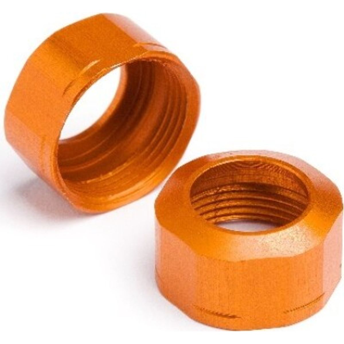 Shock Cap 12xm13x0.8mm (orange/grooved/2pcs) - Hp106633 - Hpi Racing