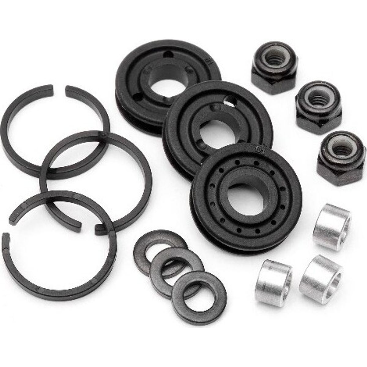 Shock Piston Set For Hd Shock - Hp85413 - Hpi Racing