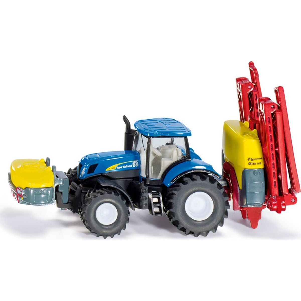 Siku - New Holland Traktor Med Trailersprøjte Legetøj - 1:87 - 1799