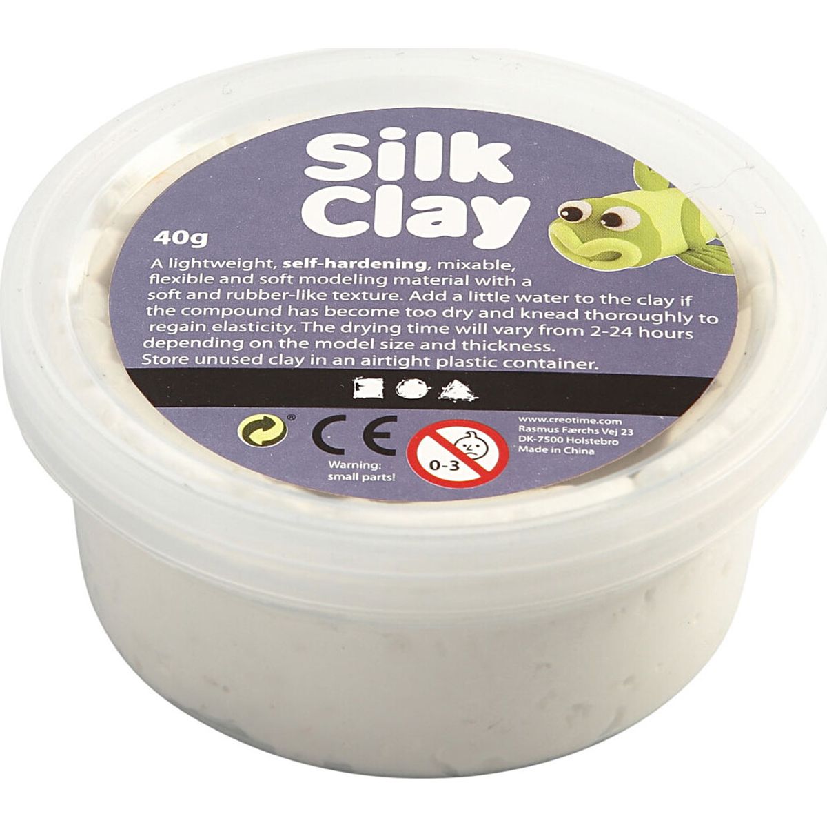 Silk Clay - Hvid - Modellervoks - 40 G