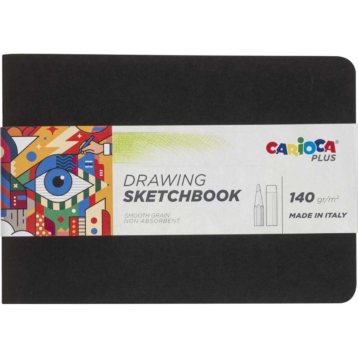 Skitsebog - A5 - Drawing Sketchbook - 20 Sider - Carioca Plus