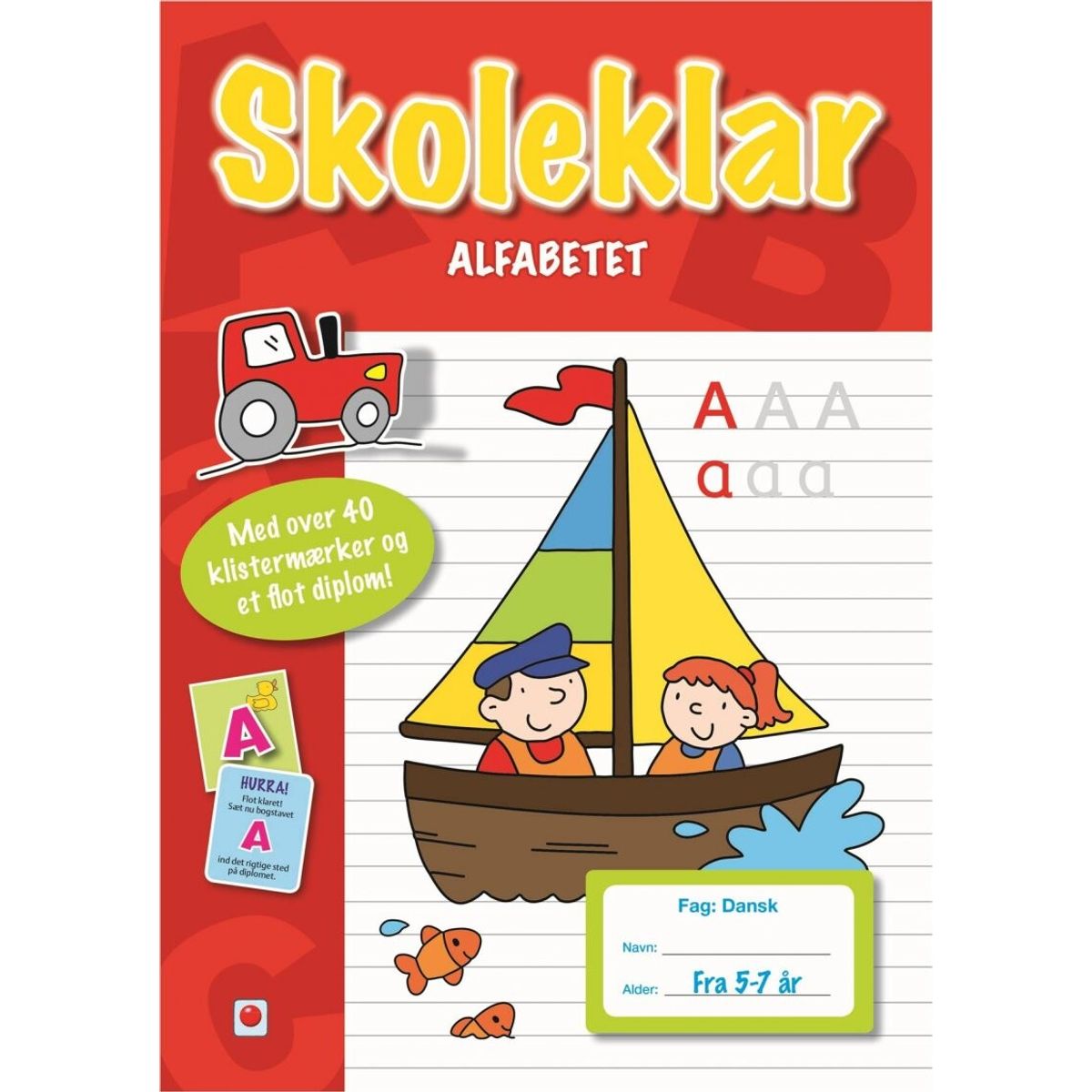 Skoleklar - Alfabetet - Bog