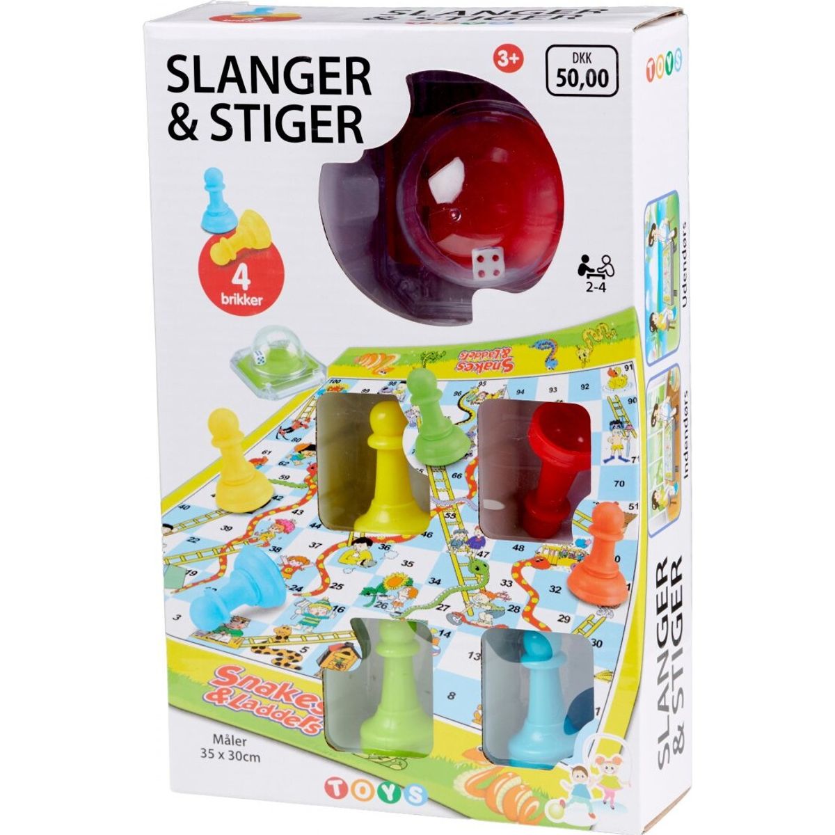 Slanger Og Stiger Spil - Brætspil