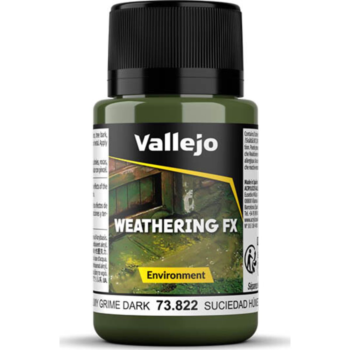 Vallejo - Environment Effects - Slimy Grime Dark 40 Ml