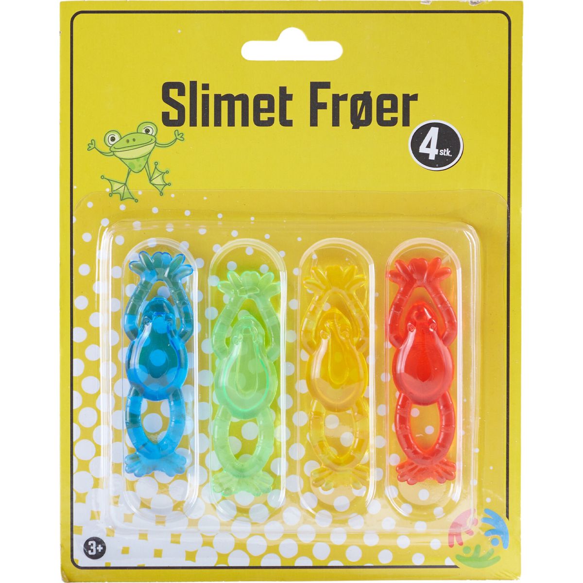 Slimede Frø Figurer - 4 Stk