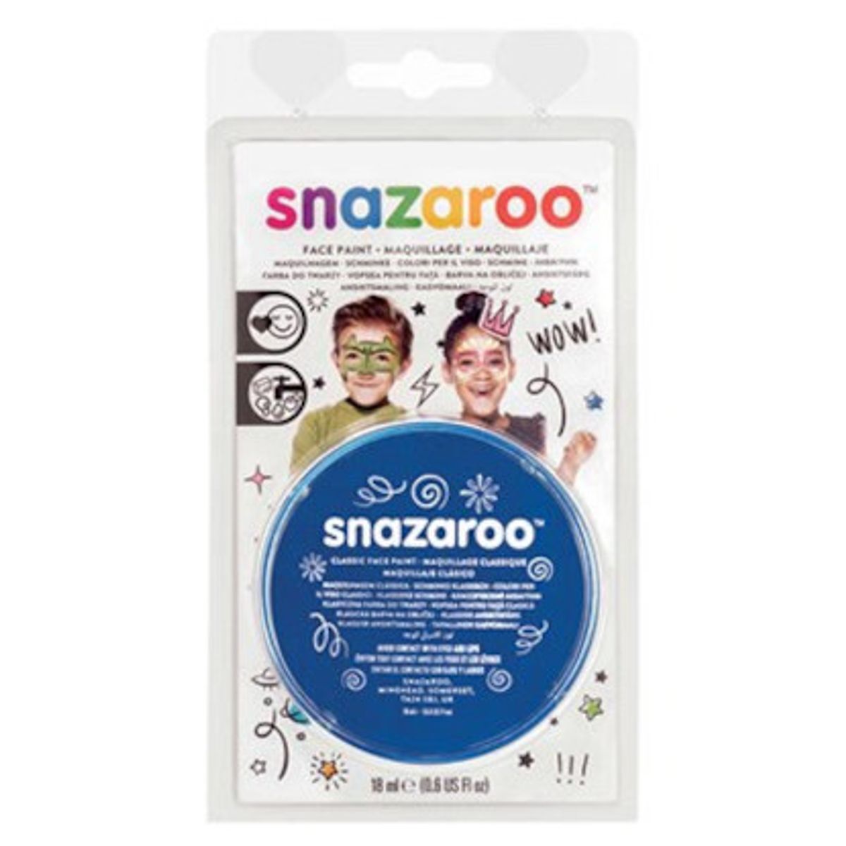 Snazaroo - Ansigtsmaling - Mørkeblå - 18 Ml