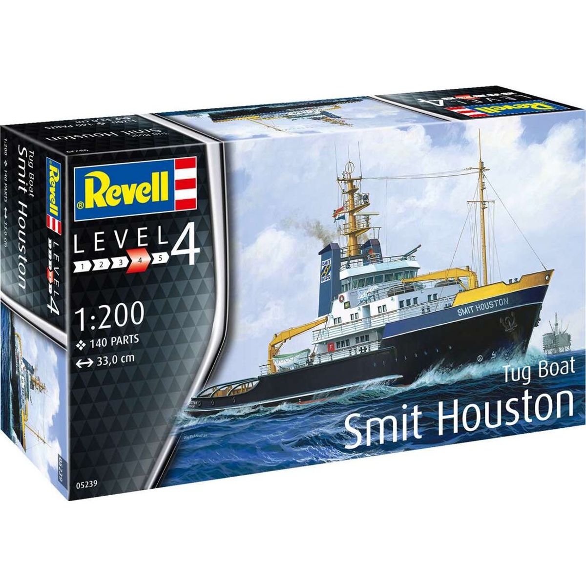 Revell - Tug Boat Smit Houston Byggesæt - 1:200 - Level 4 - 05239