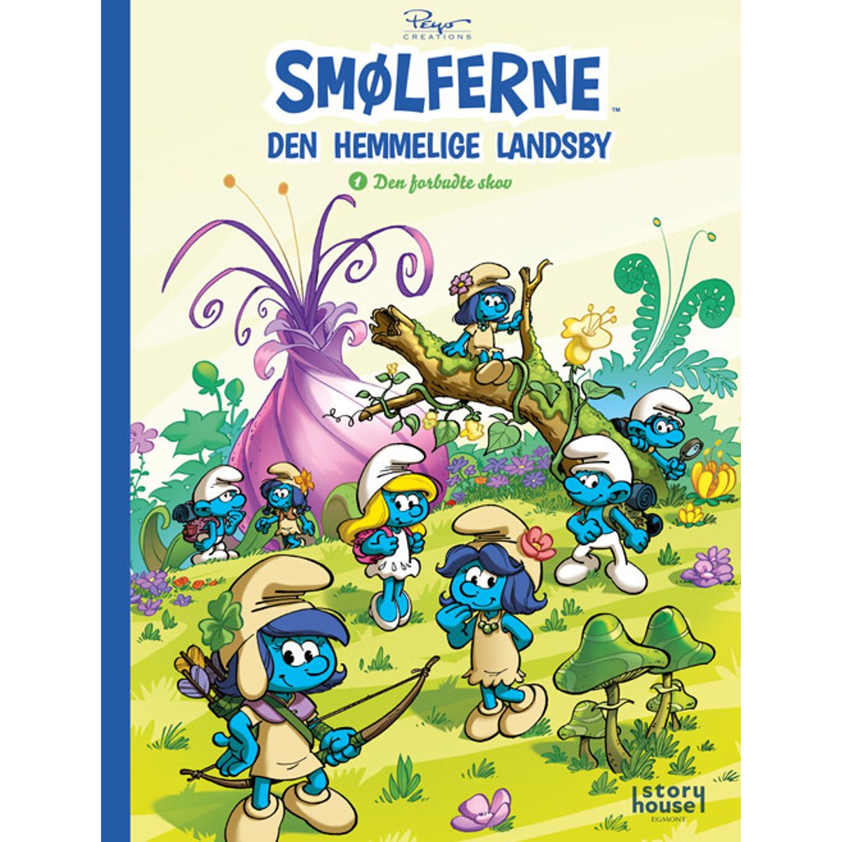 Smølferne: Den Hemmelige Landsby - Bind 1 - Bog