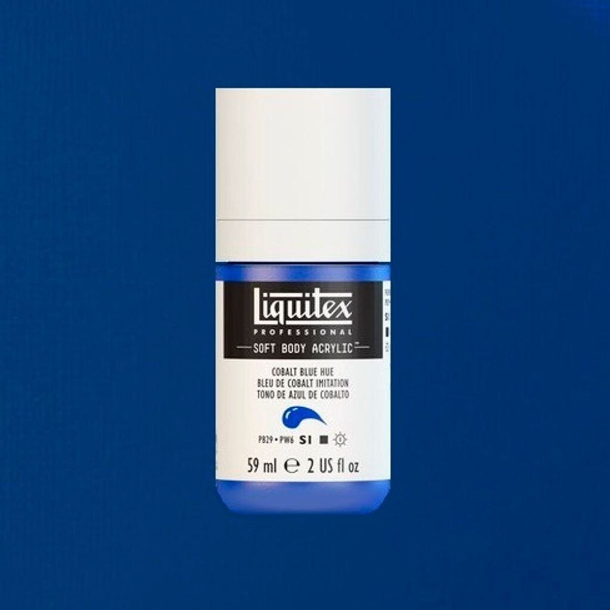 Liquitex - Akrylmaling - Soft Body - Cobalt Blue Hue 59 Ml