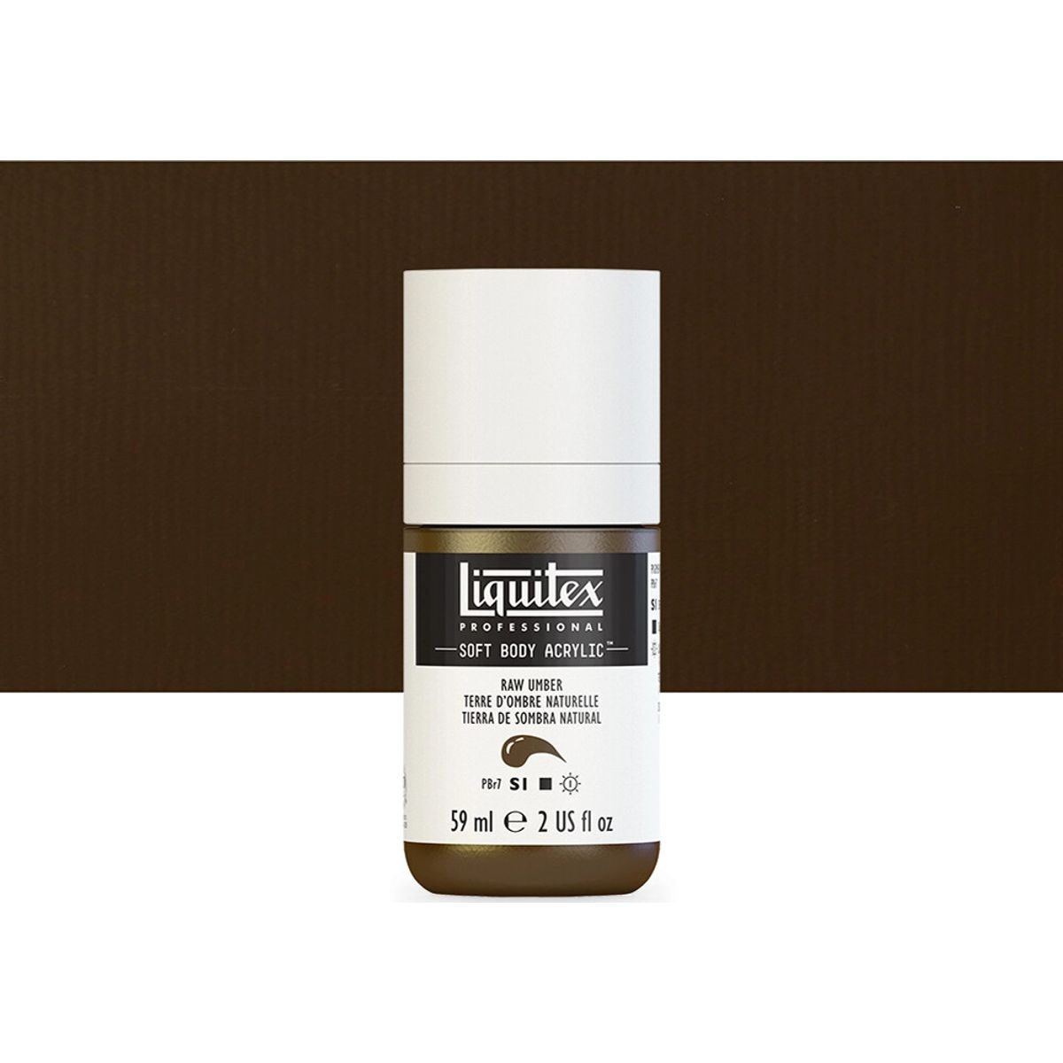 Liquitex - Akrylmaling - Soft Body - Raw Umber 59 Ml