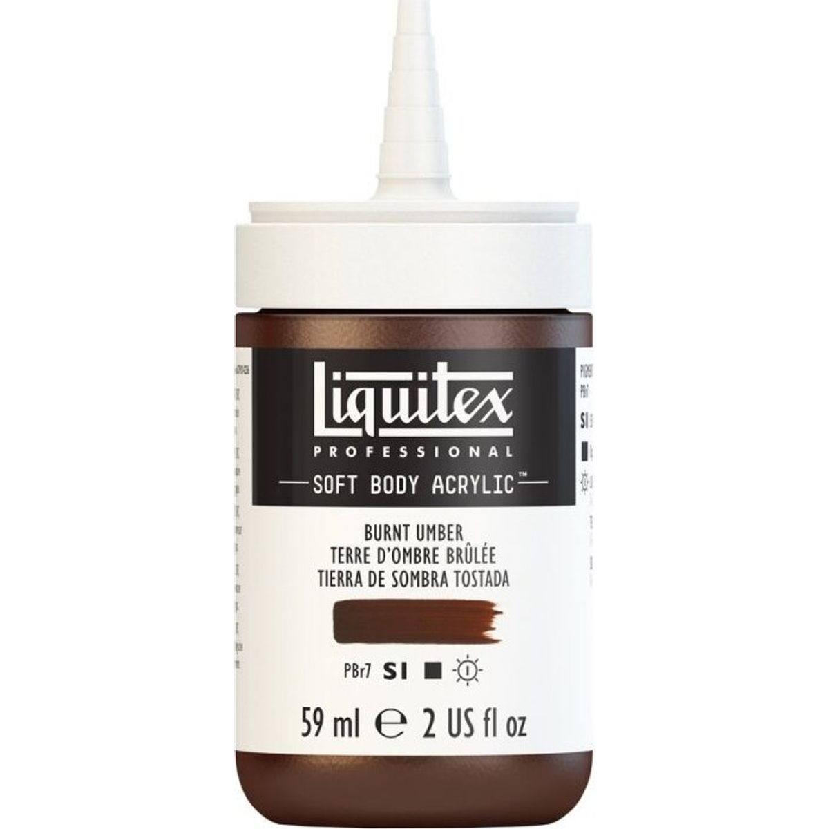 Liquitex - Akrylmaling - Soft Body - Burnt Umber 946 Ml