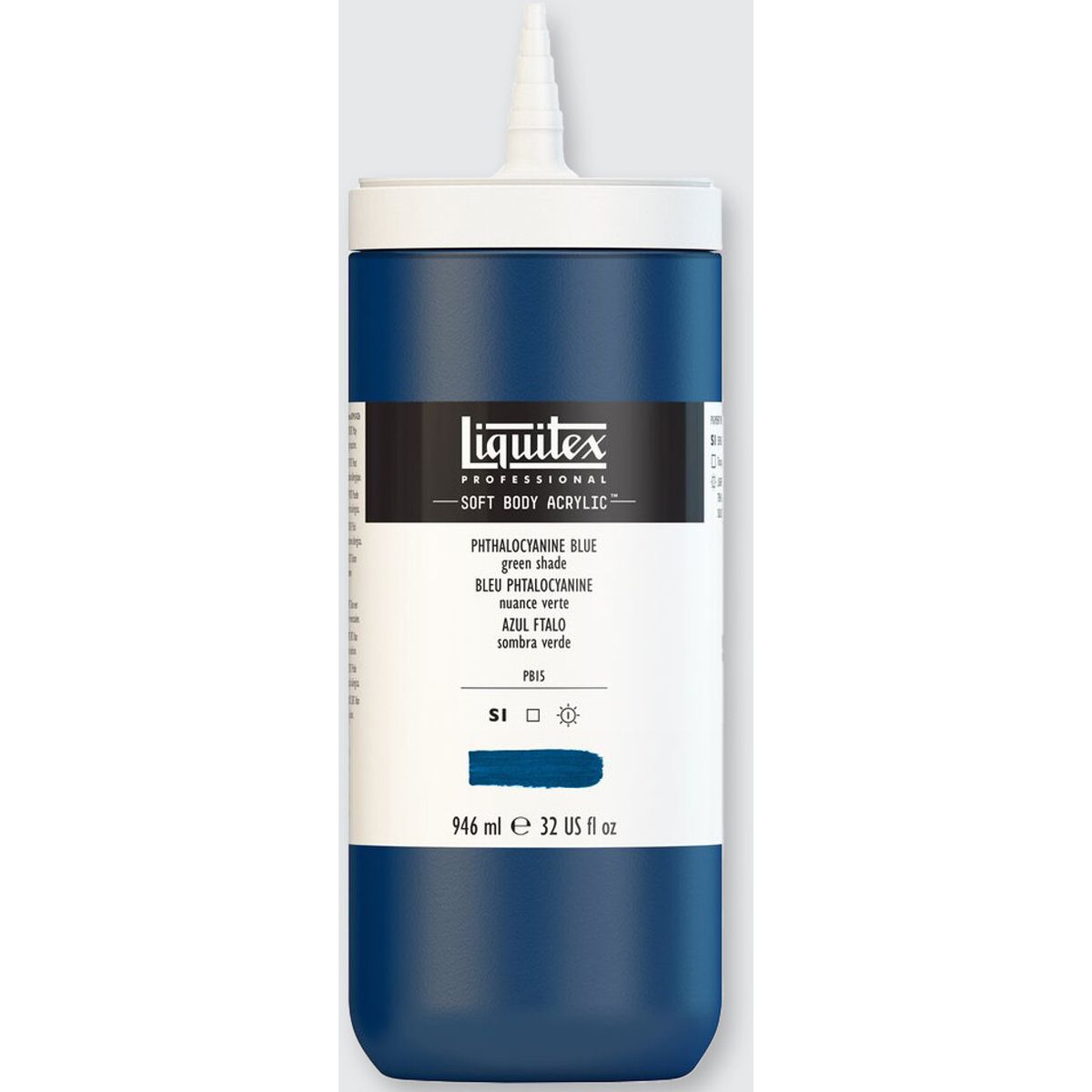 Liquitex - Akrylmaling - Phthalocyanine Blue - Green Shade 946 Ml