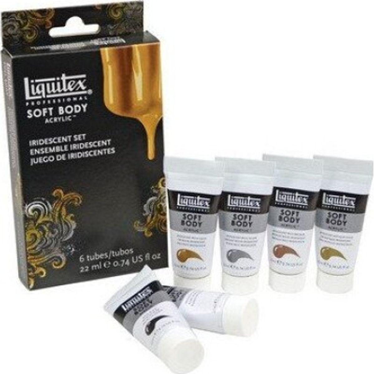 Liquitex - Soft Body Acrylic Iridescent Set 6 Pak