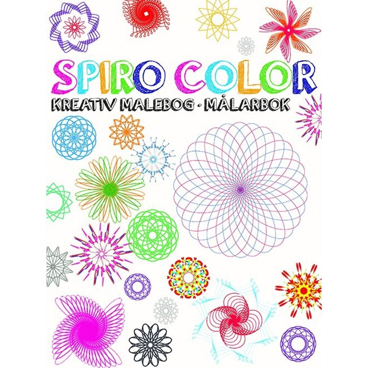 Kreativ Malebog Med Gel Pens Og Spiraler - Spiro Color - Bog