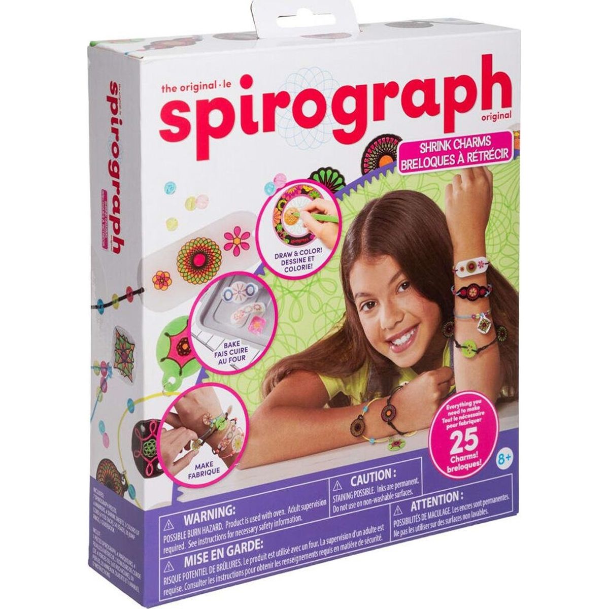 Spirograph - Shrink Charms Sæt