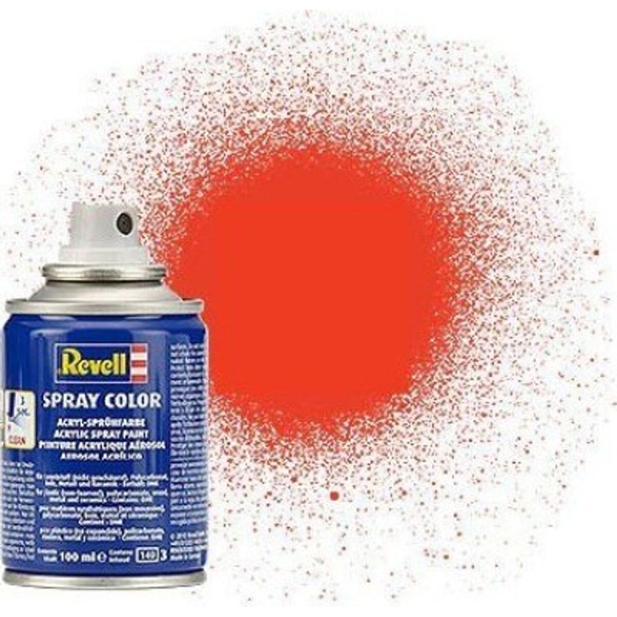 Revell - Spray Color Spraymaling - Lumin Orange Mat 100 Ml