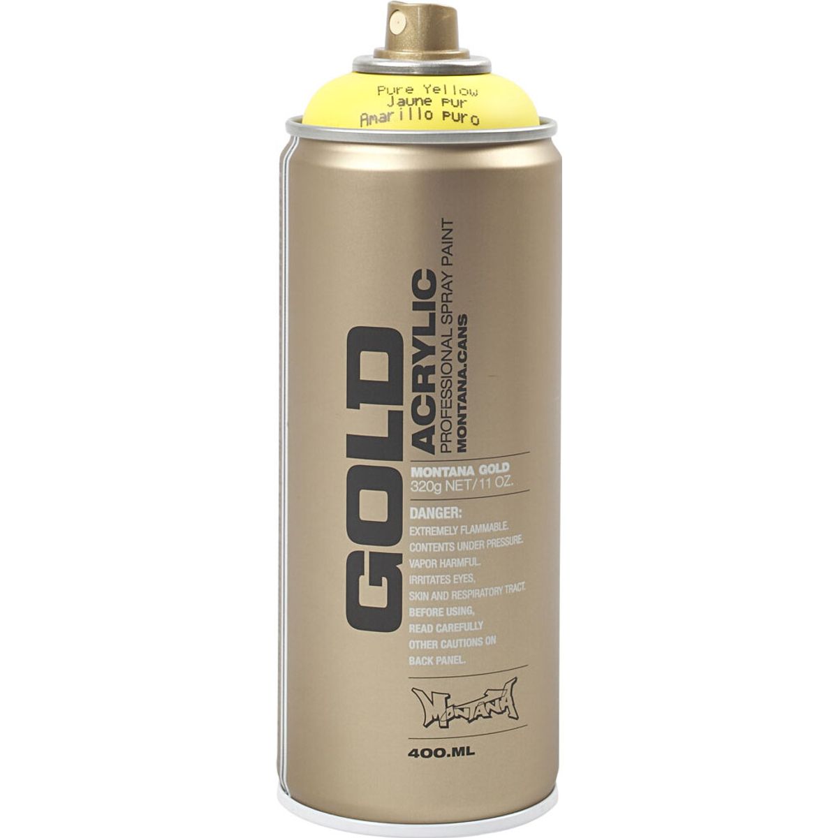 Montana Gold - Spraymaling - Gul - 400 Ml