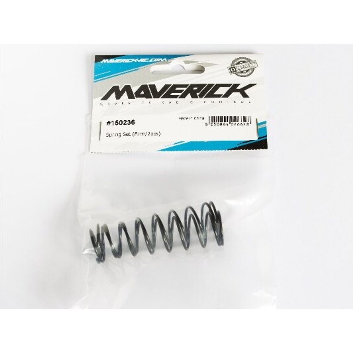 Spring Set 16x65x1.4mm 9 Coils (firm/2pcs) - Mv150236 - Maverick Rc