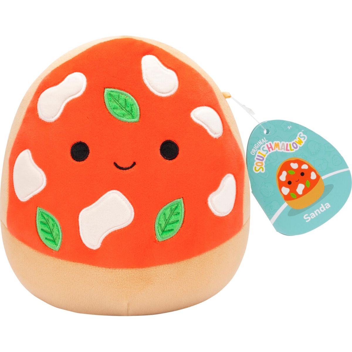 Squishmallows Bamse - Margherita Pizza Sanda - 19 Cm