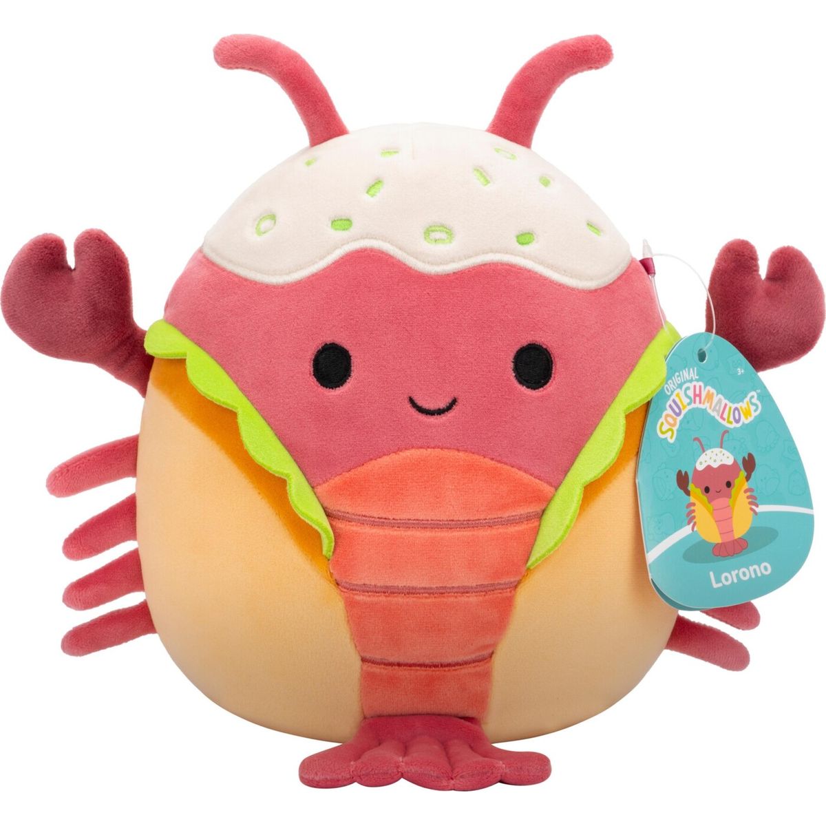 Squishmallows Bamse - Lorono Hummer - 19 Cm