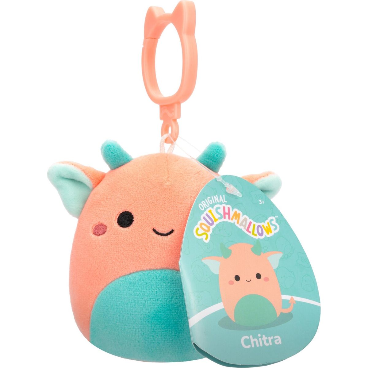 Squishmallows - 9 Cm P20 Clip On - Chitra Boglin