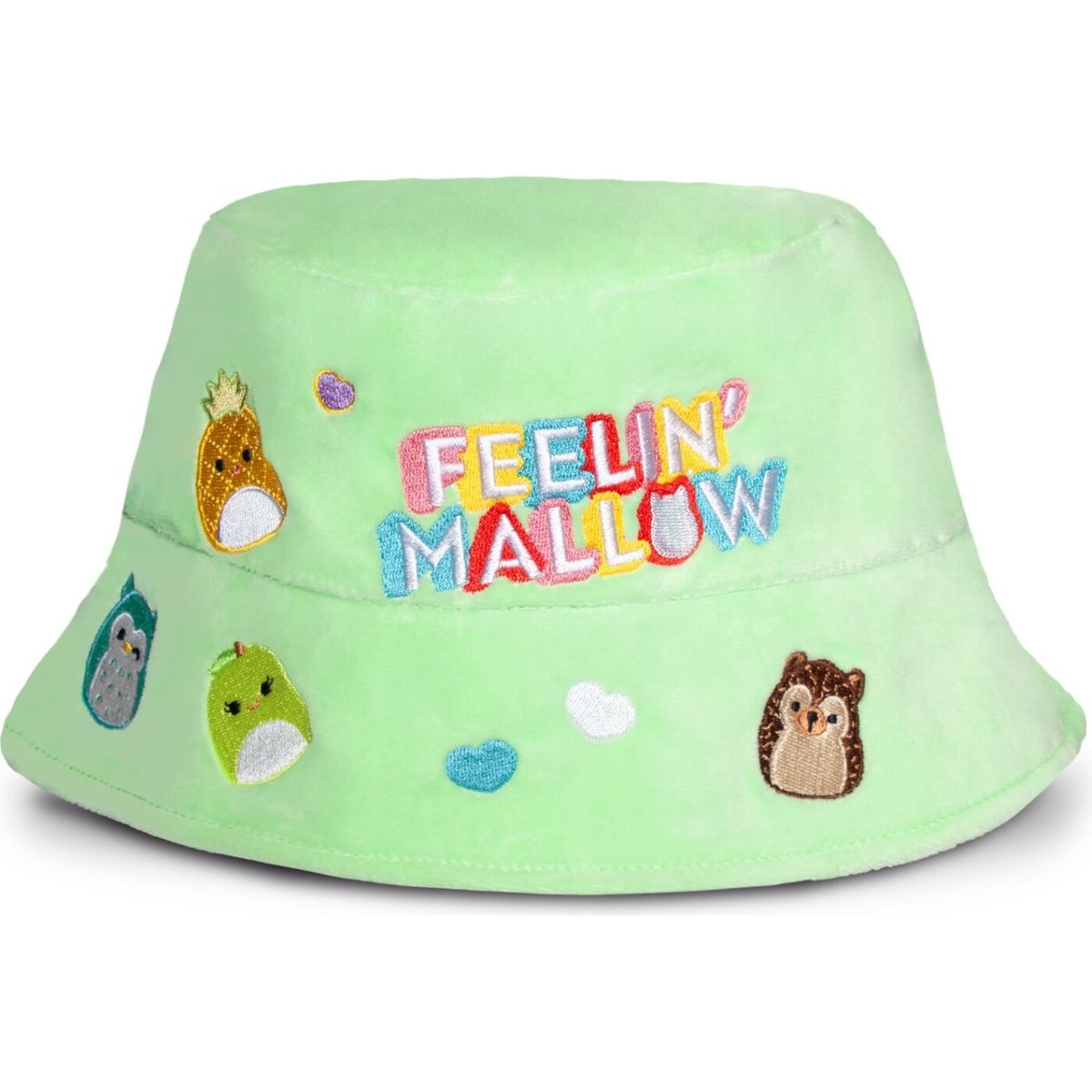 Squishmallows - Bøllehat Til Børn - Feeling Mallow - Grøn