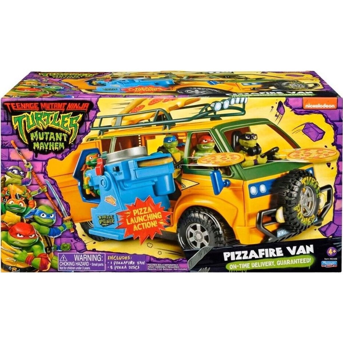 Ninja Turtles Legetøj - Mutant Mayhem - Pizzafire Van