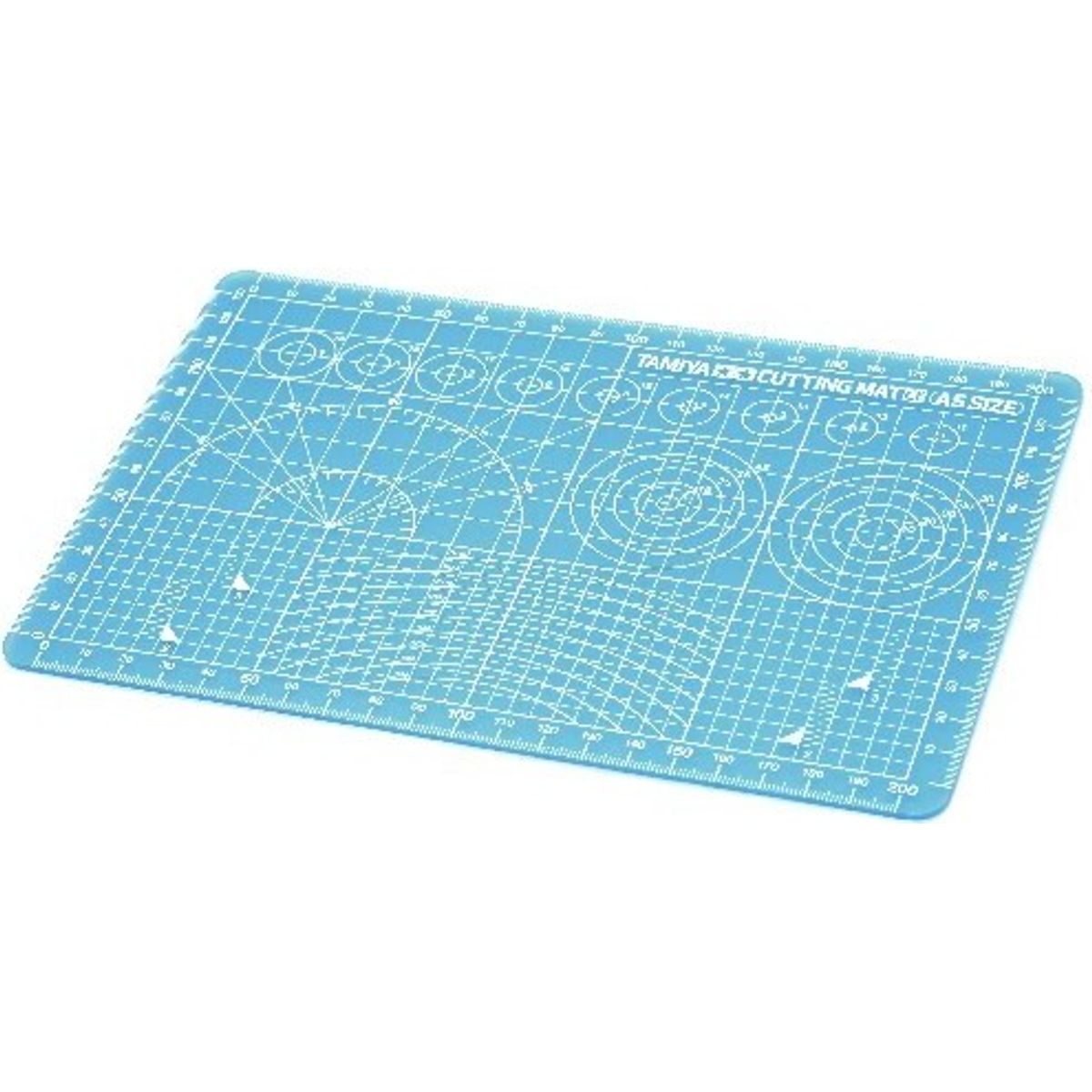 Tamiya - Cutting Mat - A5 - Blå - 74142