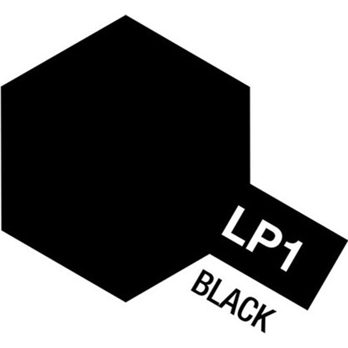 Tamiya - Lacquer Paint - Lp-1 Black Gloss - 82101