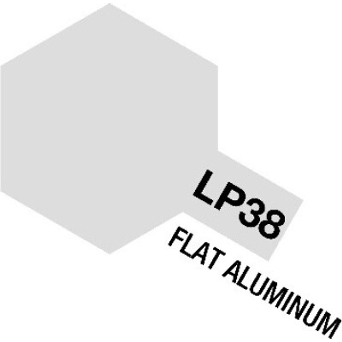 Tamiya - Lacquer Paint - Lp-38 Flat Aluminum Metallic - 82138