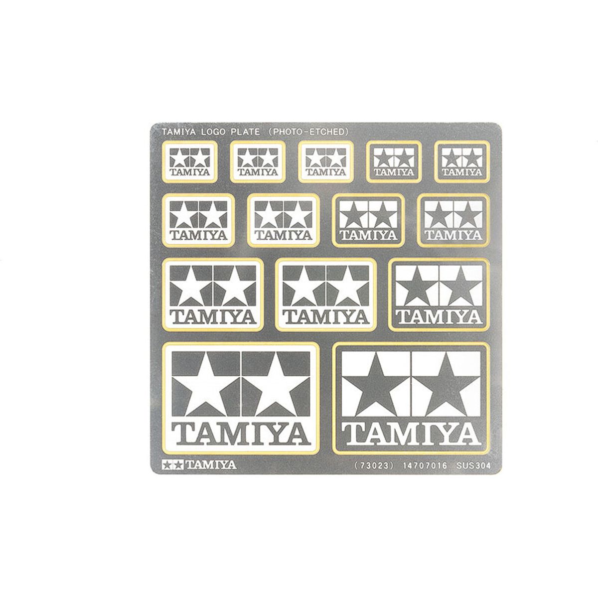 Tamiya - Logo Plate - Photo-etched - 73023