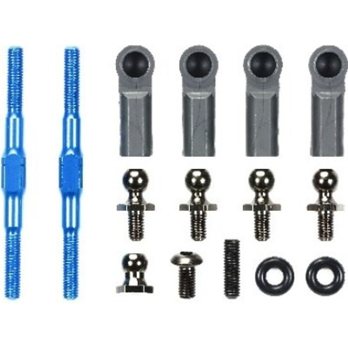 T3-01 Aluminum Adjustable Link Arm Set - 54835 - Tamiya