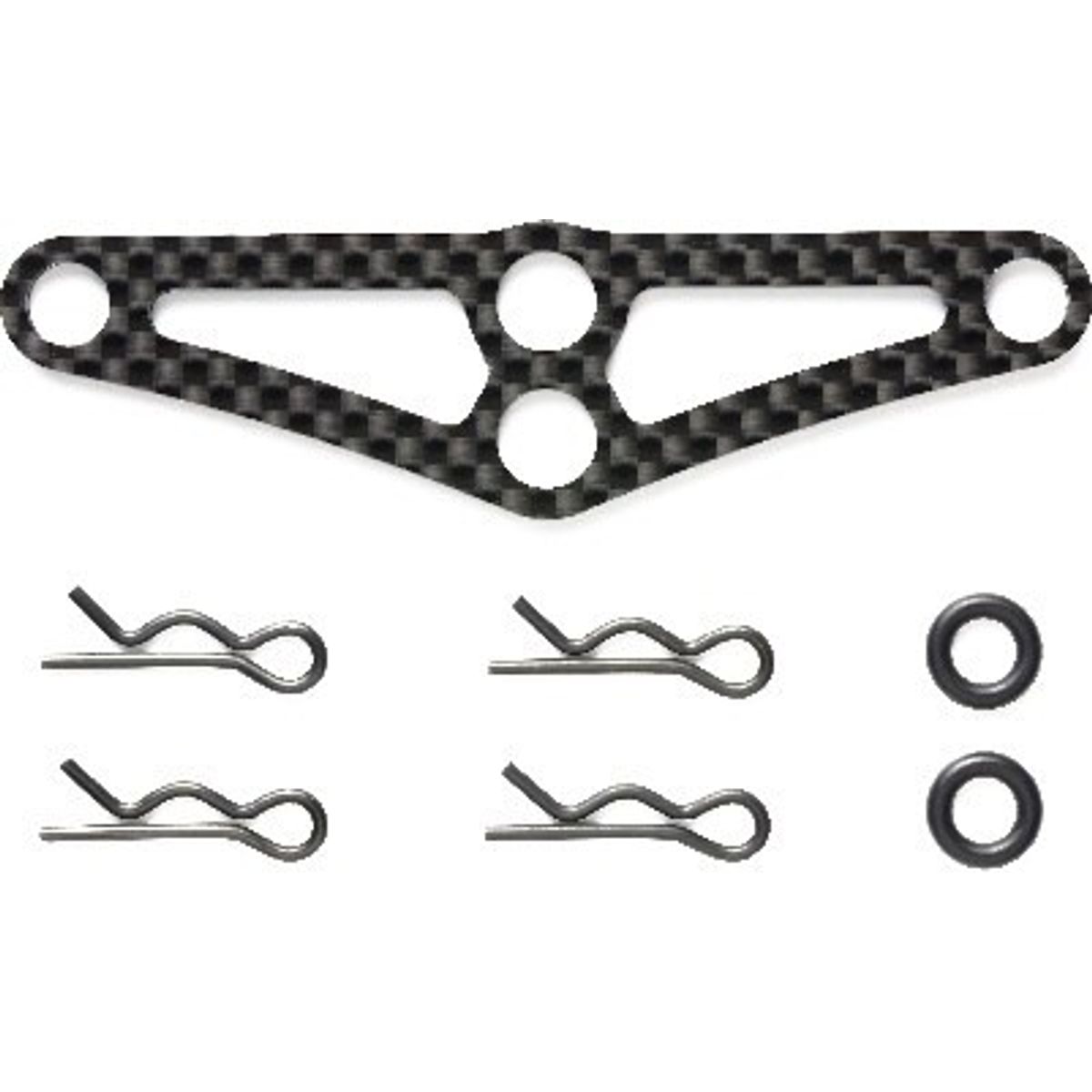 Tc Carbon Crossmember Front - 54782 - Tamiya