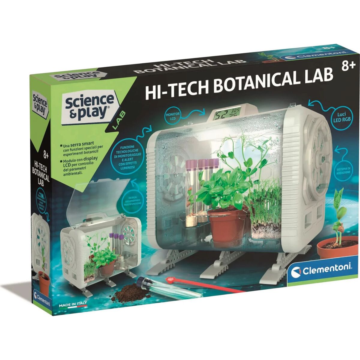 Clementoni - Science & Play Lab - Hi-tech Botanical Lab Drivhus