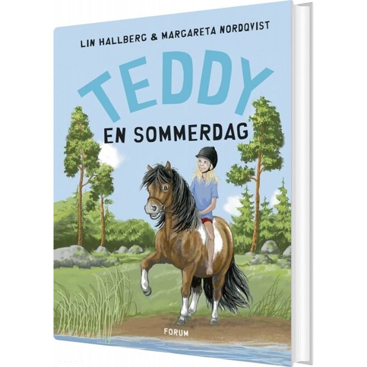 Teddy En Sommerdag - Lin Hallberg - Bog