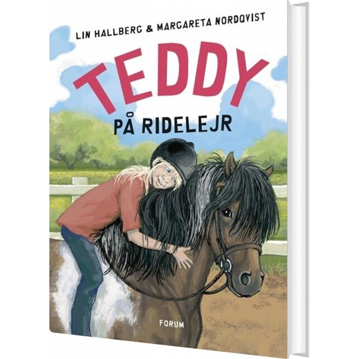 Teddy På Ridelejr - Lin Hallberg - Bog