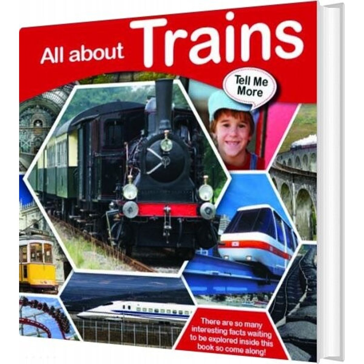 Tell Me More - All About Trains - English book