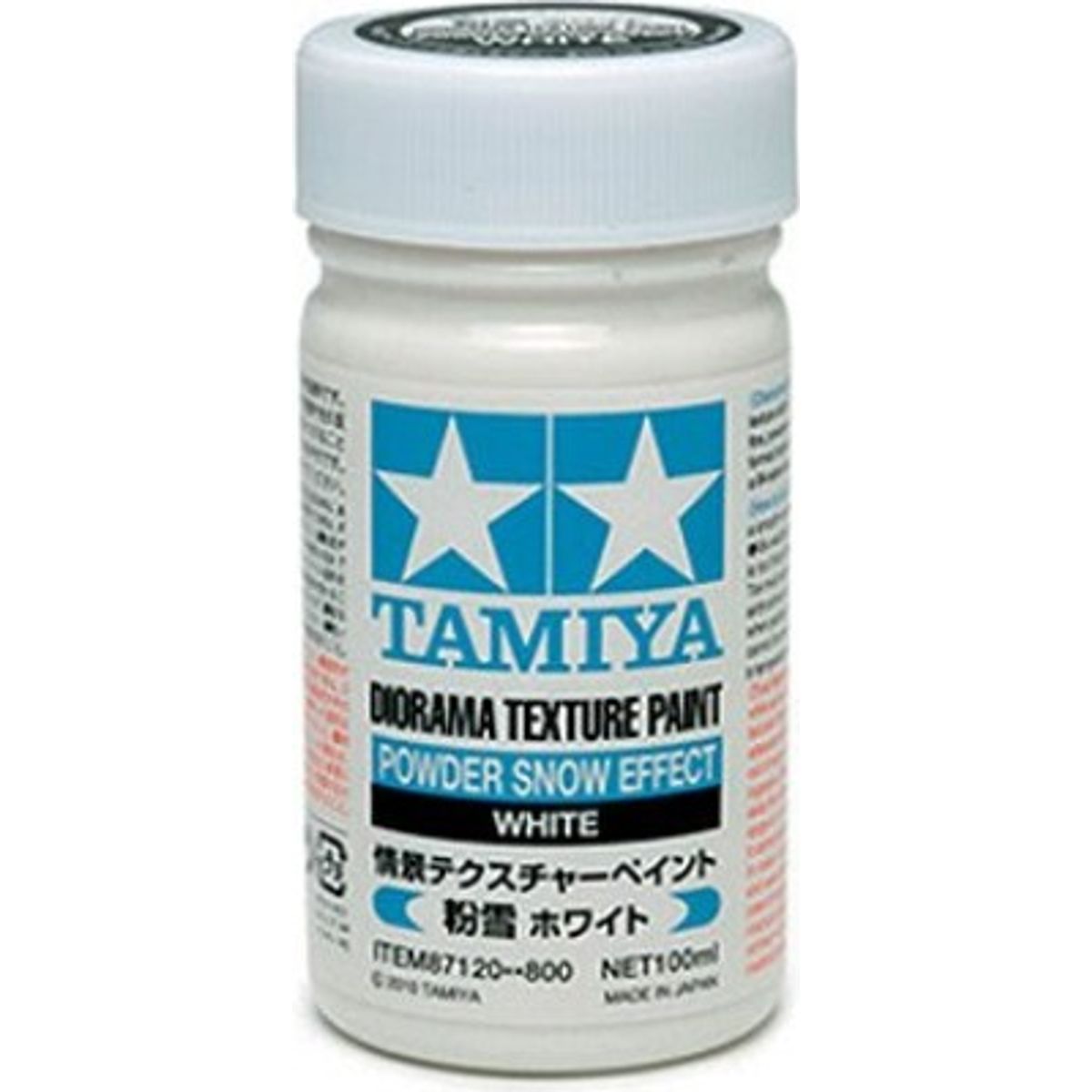 Tamiya - Diorama Texture Paint Powder Snow - White 100 Ml - 87120