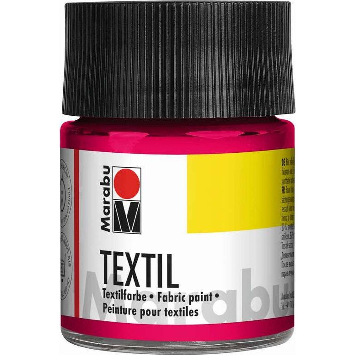 Tekstil Maling - Kirsebær Rød - Textil - 50 Ml - Marabu