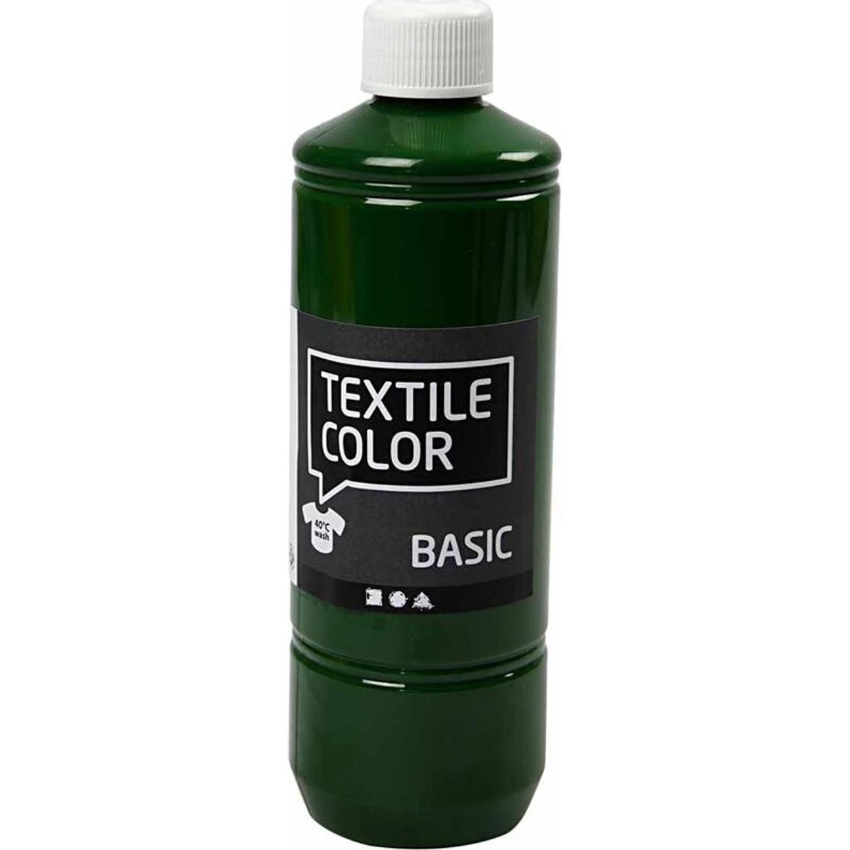 Tekstilmaling - Textile Color Basic - Græsgrøn 500 Ml